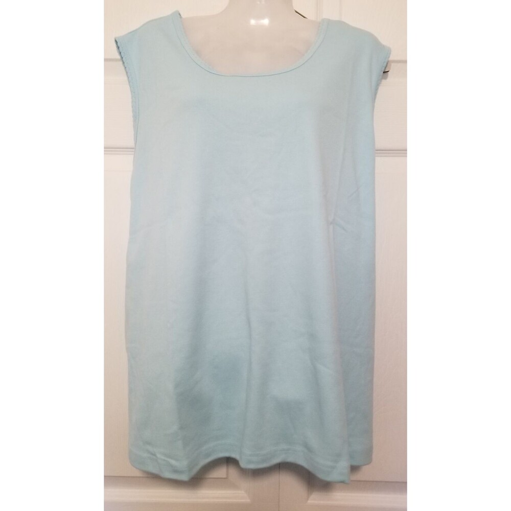 National Ultra Softs Women's  Tank Top Blue New Tags Plus Size 3X